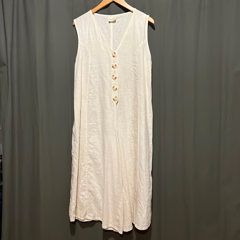 Zulu & Zephyr Kate beach jumpsuit in cream